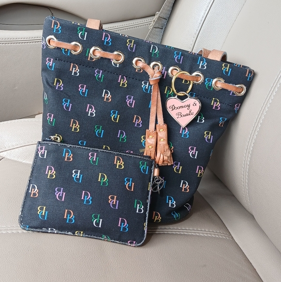 Dooney & Bourke Handbags - Dooney & Bourke Vintage Rainbow Edition Y2k Wallet Incuded